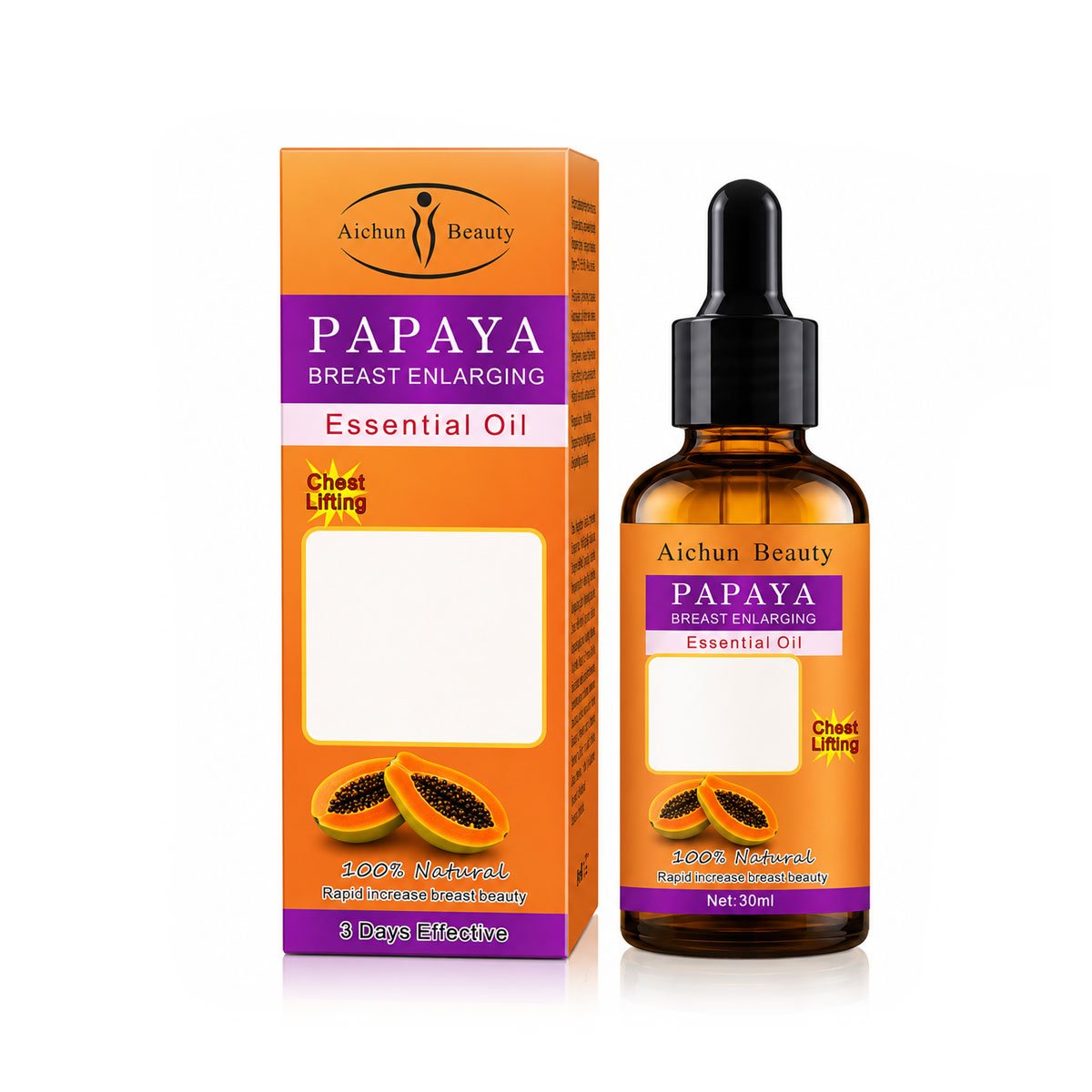 Aichun Beauty Papaya Breast Enlarging Oil 30ML